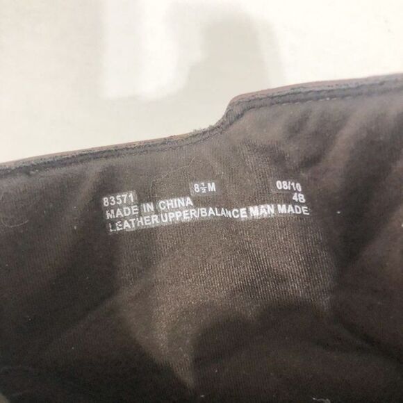 Clarks Brown Leather Side Zip Ankle Fashion Boots Size 8.5M - Picture 5 of 9